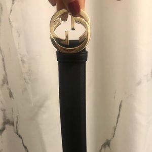 Gucci GG leather belt